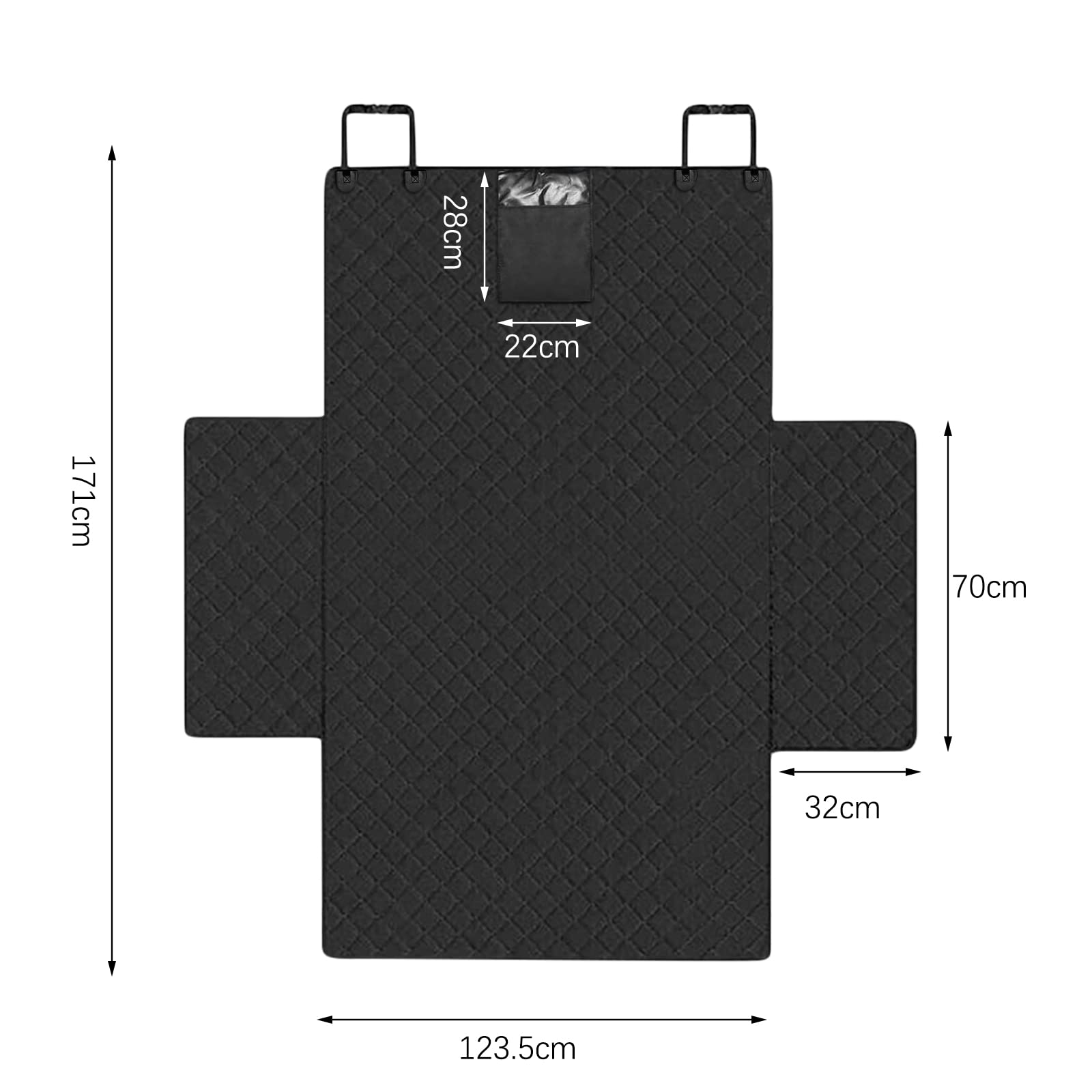 SIVEIS SUV Cargo Liner for Dogs,Water Resistant Car Boot Protector Dog