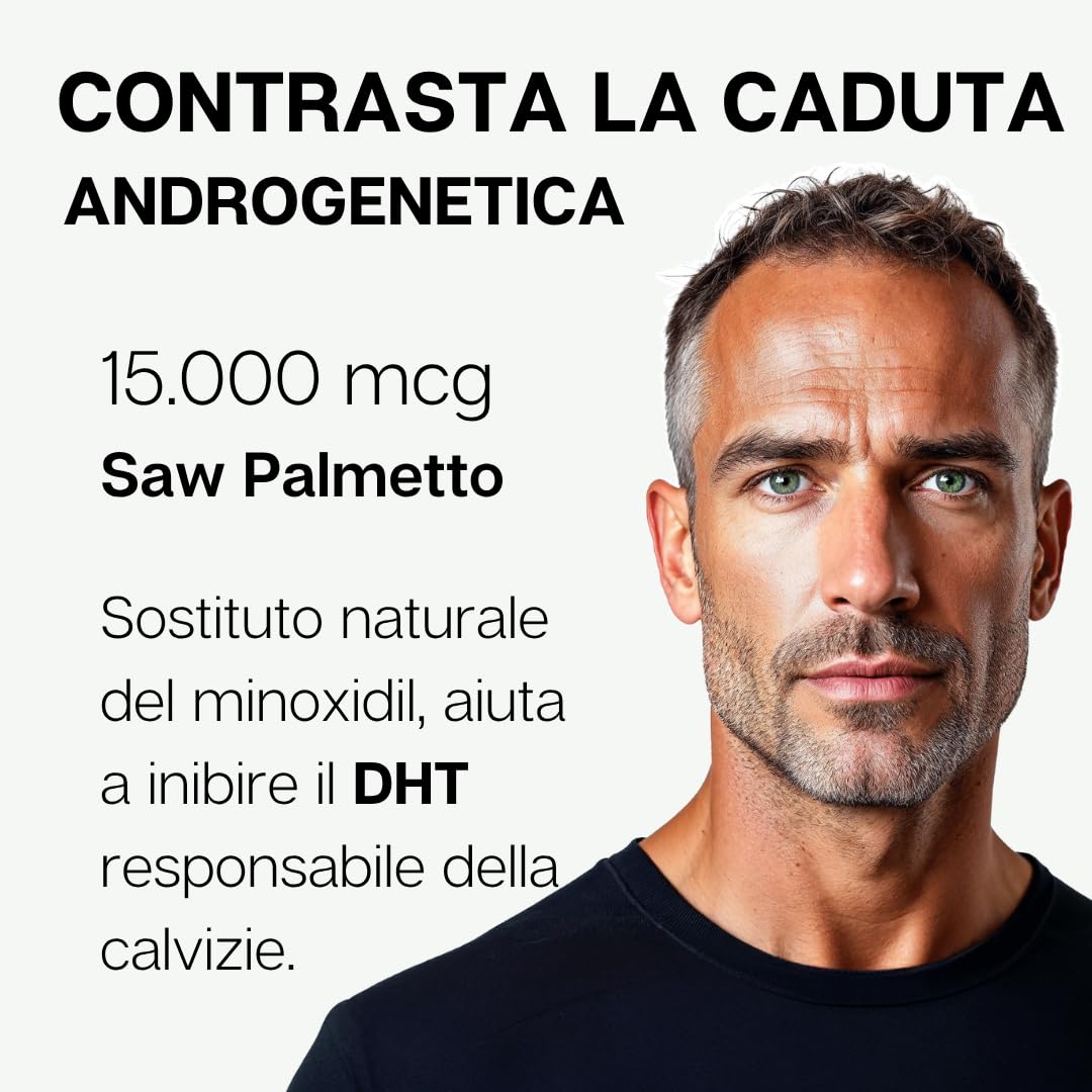 Shampoo Biotina 10000 mcg I Premio miglior shampoo Anticaduta 2026, 2025 e 2024 con Zinco, Saw Palmetto, Ferro, Rame o Caffeina I Senza Solfati Né Parabeni Né Siliconi. XXL 400ml