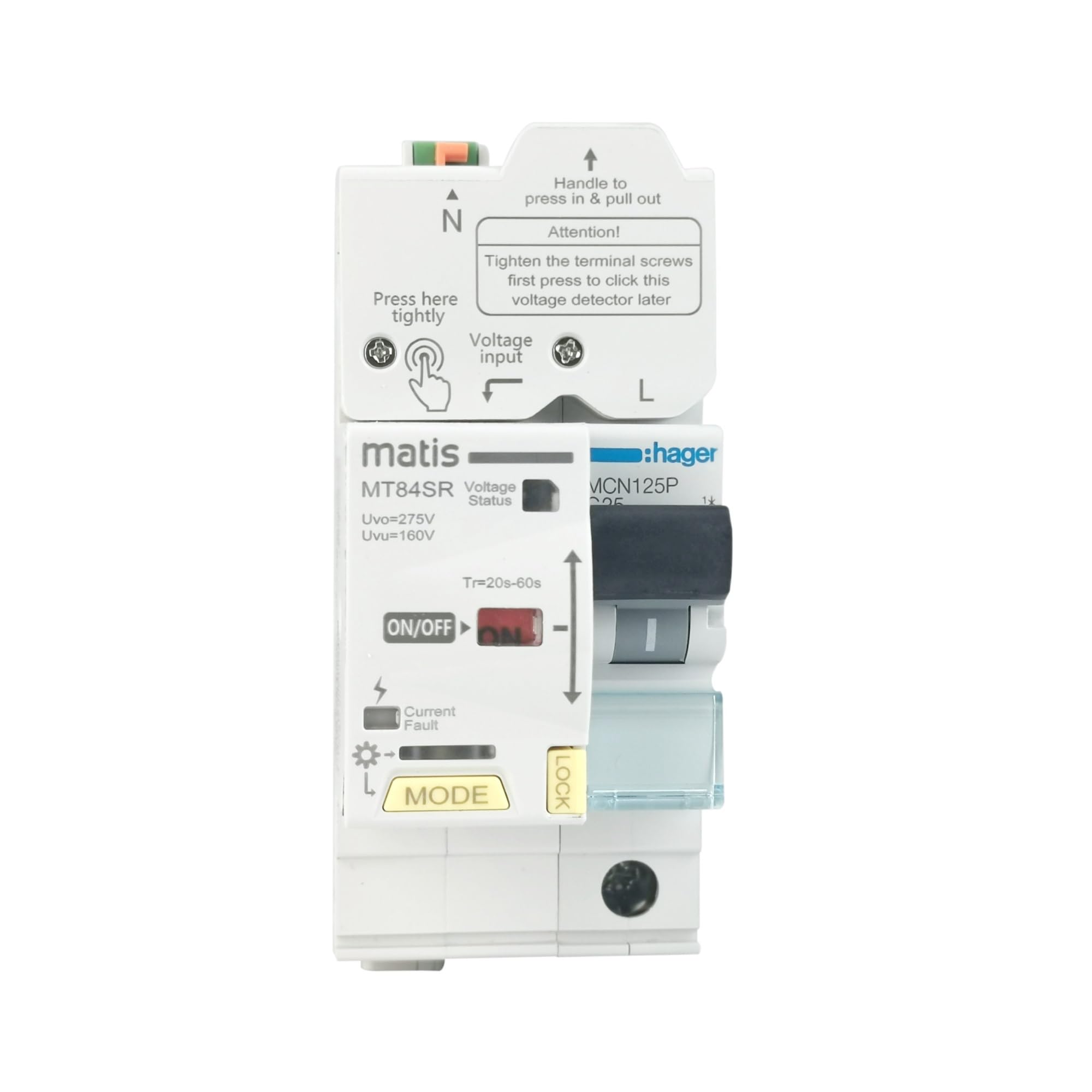 Disjoncteur MT84SR pour résoudre les coupures par sous-tension 25V