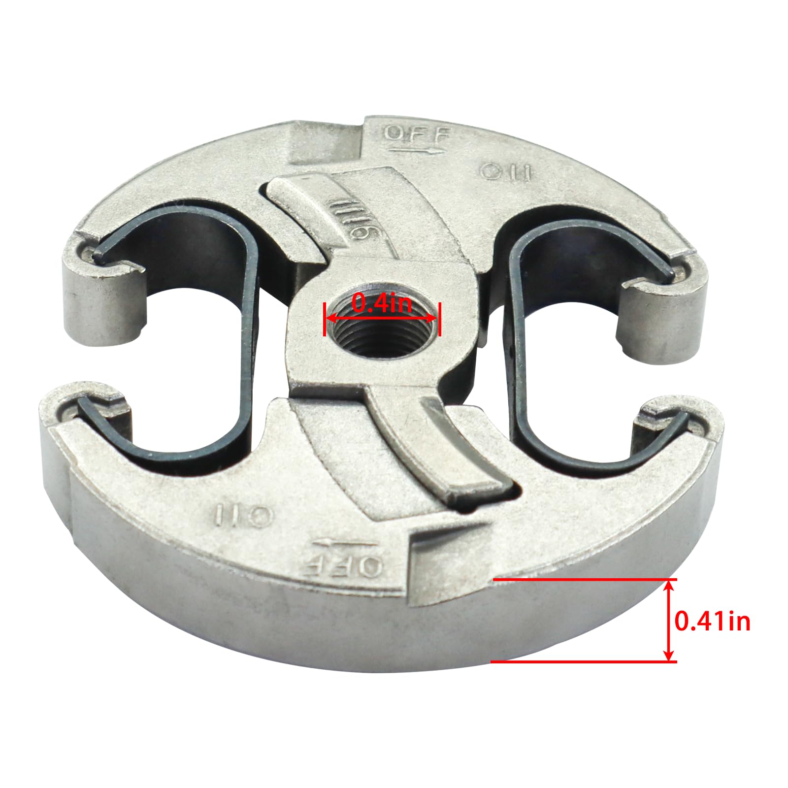Conjunto de embrague de .325 x 7 para motosierras Husqvarna 340 345 350 445 450 con tambor de embrague, piñón de bomba, pistón de bomba, repalce de resorte de embrague # 3503815901, 503873071,
