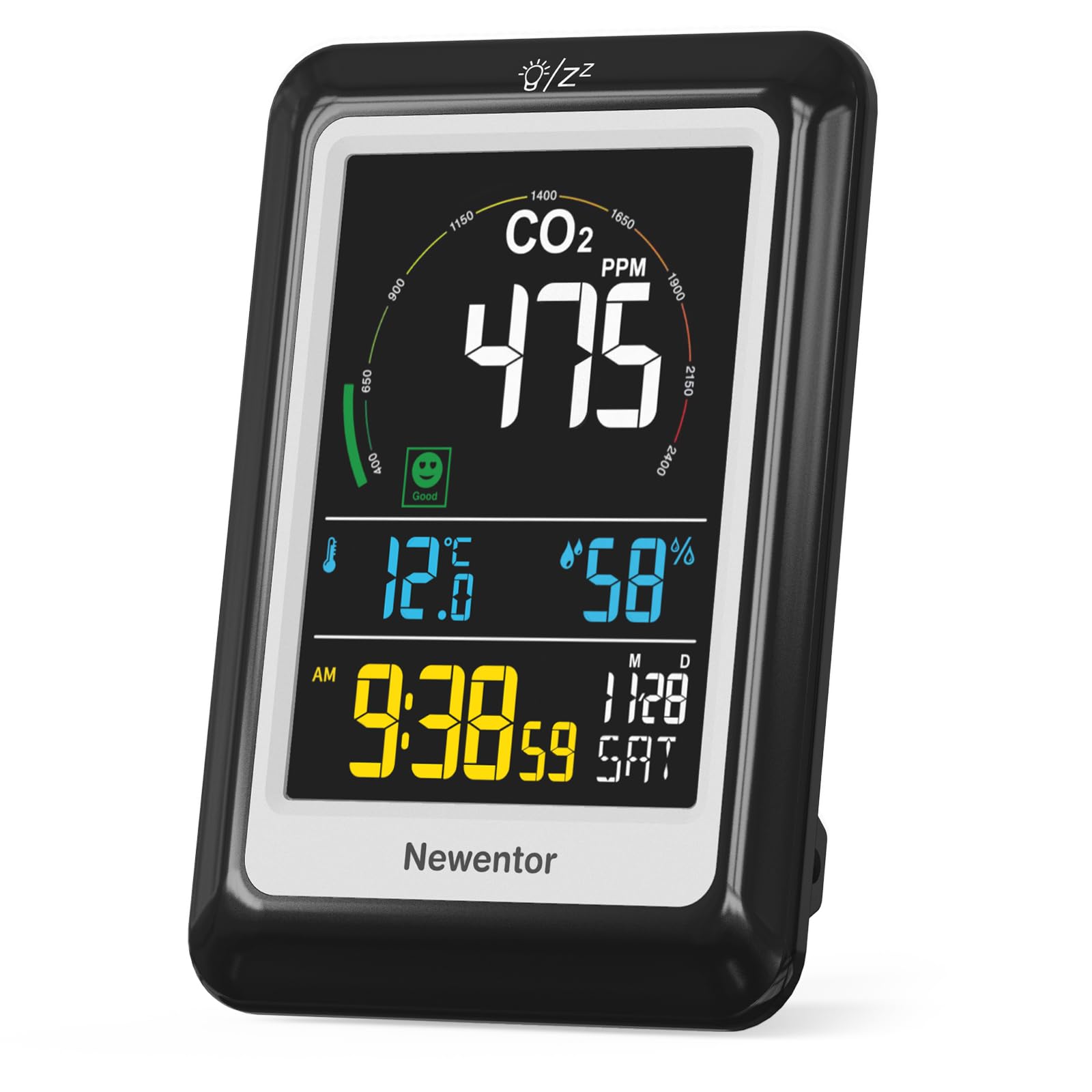 Testeurs de qualité de l'air Newentor pour un salon sain et sans CO2