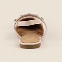 Metro Women's Beige Chic atent Leather Slingback Shoes UK/6 EU/39(31-1099) gallery image