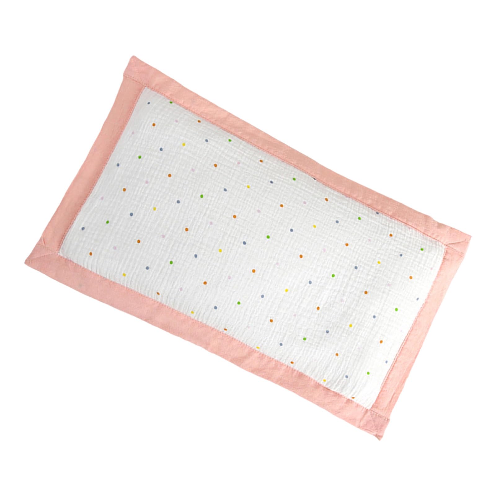 Tsophreniq Regulable Buckwheat Hull Pillow for Kids Breathable Cover Ergonomic Neck Buckwheat Filled Pillow for Children