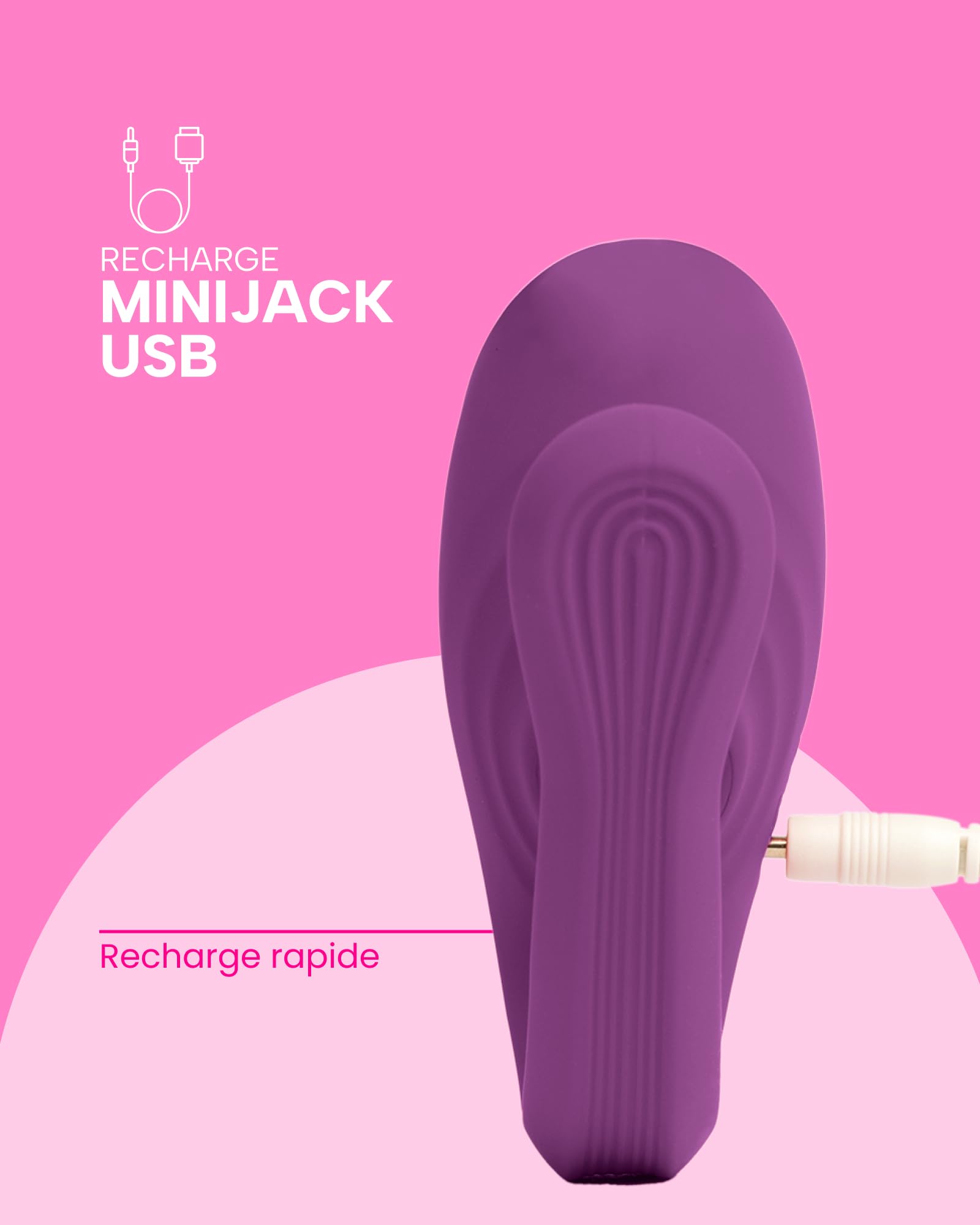 MySecretCase Sextoyse Femme Clitoridienne 2-en-1 Vibromasseurs Feminin à Distance 7 Vibration Stimulateur Clitoridien Vibromasseur pour Couple Vibro Avec Telecommande Sextoy Femme Jeux Couple Sexuel