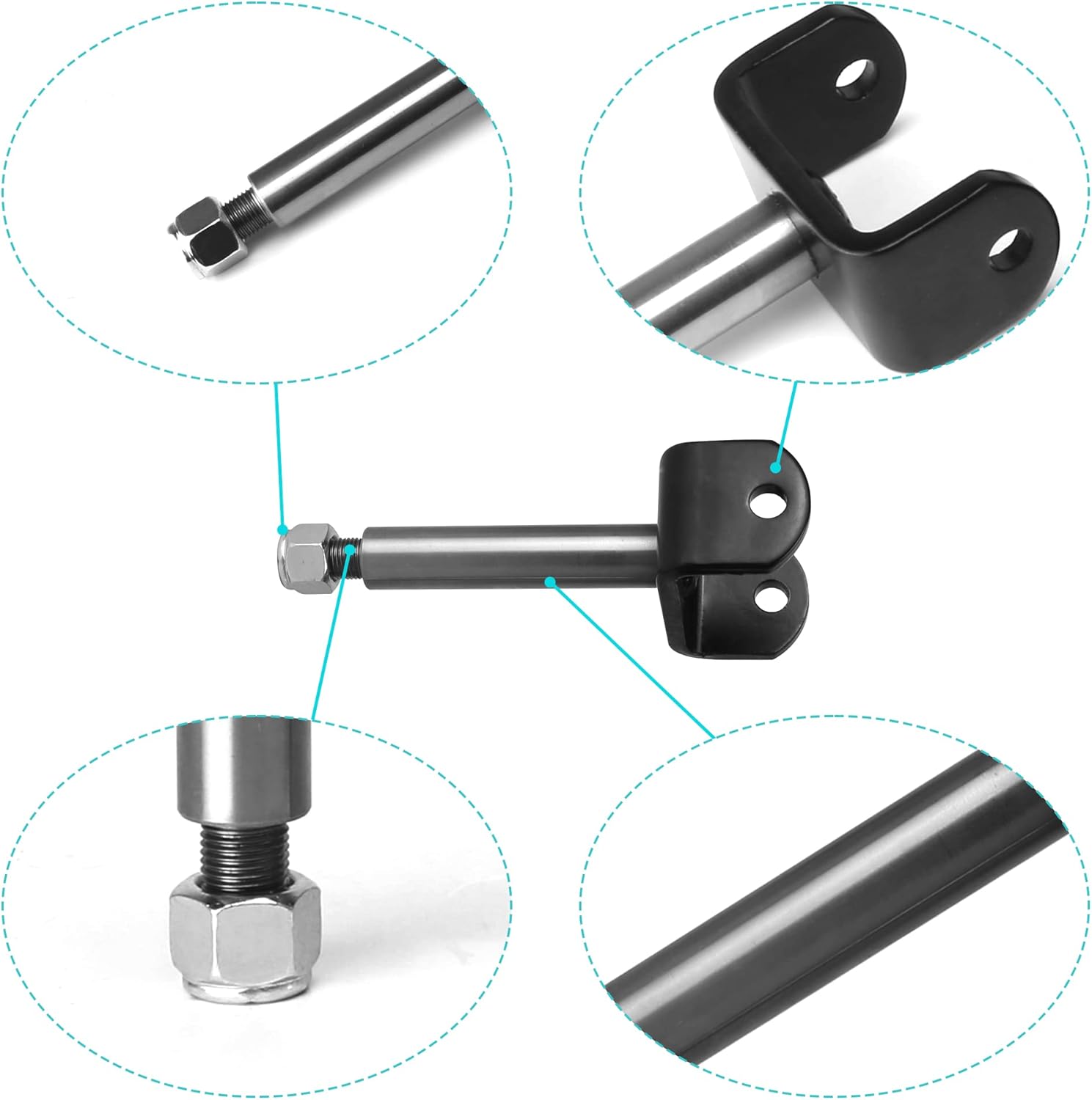 10L0L Deluxe Golf Cart Front King Pin Repair Kit for Club Car DS Gas & Electric Models 1993-UP Kingpin Spindle Bushing Kits