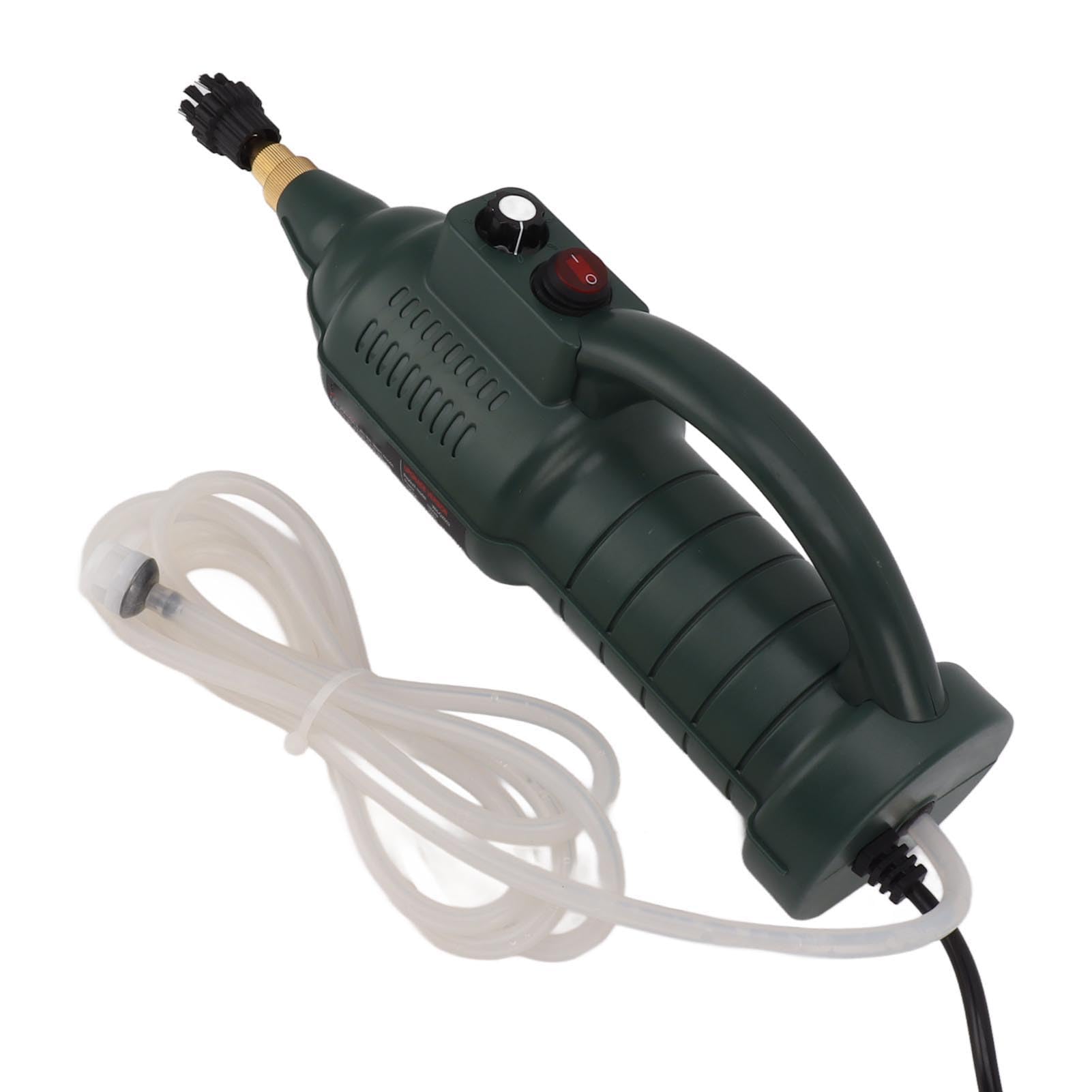 Handheld Steam Cleaner, Portable Steam Cleaner Multi Purpose for Floor (Military Green US Plug 220V)