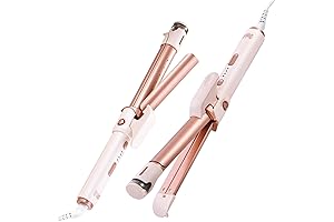 QUICO 2-in-1 Best Steam Hair Straightener and Curler Iron Wand