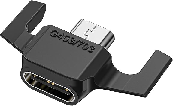 USB-C Adapter Compatible with Logitech G703/G403 Wireless Gaming Mouse,Micro USB to Type-C Converter | Model-Specific Fit | Support Charge & Data Sync | 3-Second Install | 10K+ Durability
