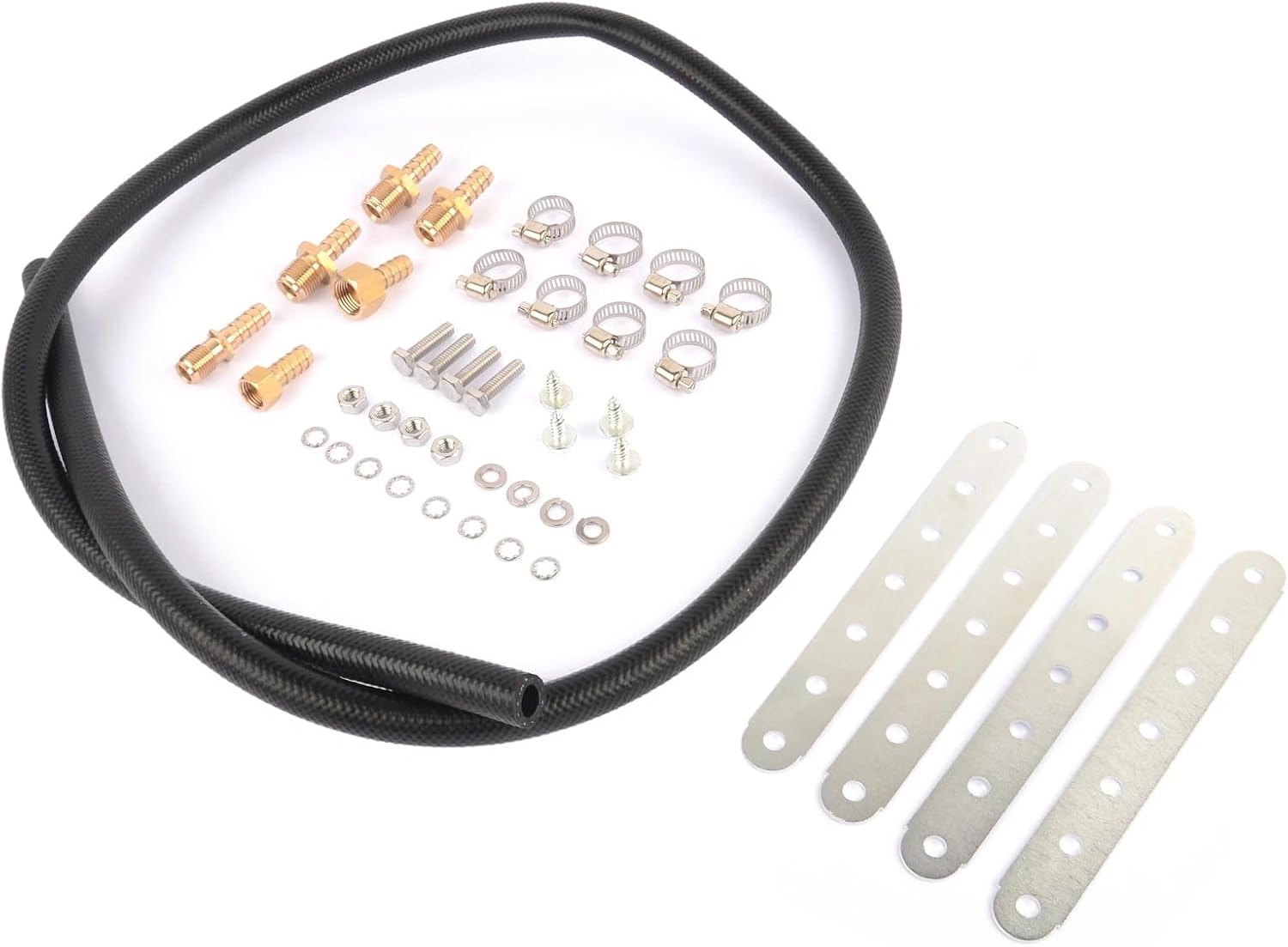 LPD47391 40k Transmission Oil Cooler Kit for Heavy Duty GVW Max 40,000 Car Van Light Truck RV and Towing Applications, Low Pressure Drop Trans Cooler Replace# 4739-1 OC-47391