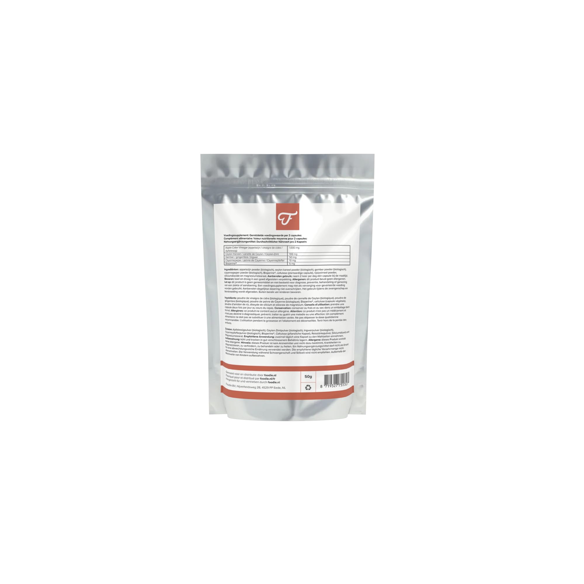 Ultimate Apple Cider Vinegar Kapseln – 6x 60 Kapseln mit hochwertigem Apfelessig-Extrakt – mit Bioperin®, Ceylon-Zimt, Ingwer und Cayennepfeffer - Unterstützt Verdauung & Stoffwechsel