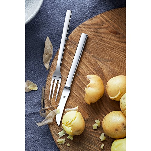 WMF Nuova Pellkartoffelbesteck Set 2-teilig, 16 cm, Pellkartoffelgabel, Pellkartoffelmesser, Cromargan Edelstahl poliert… – Ansicht 2