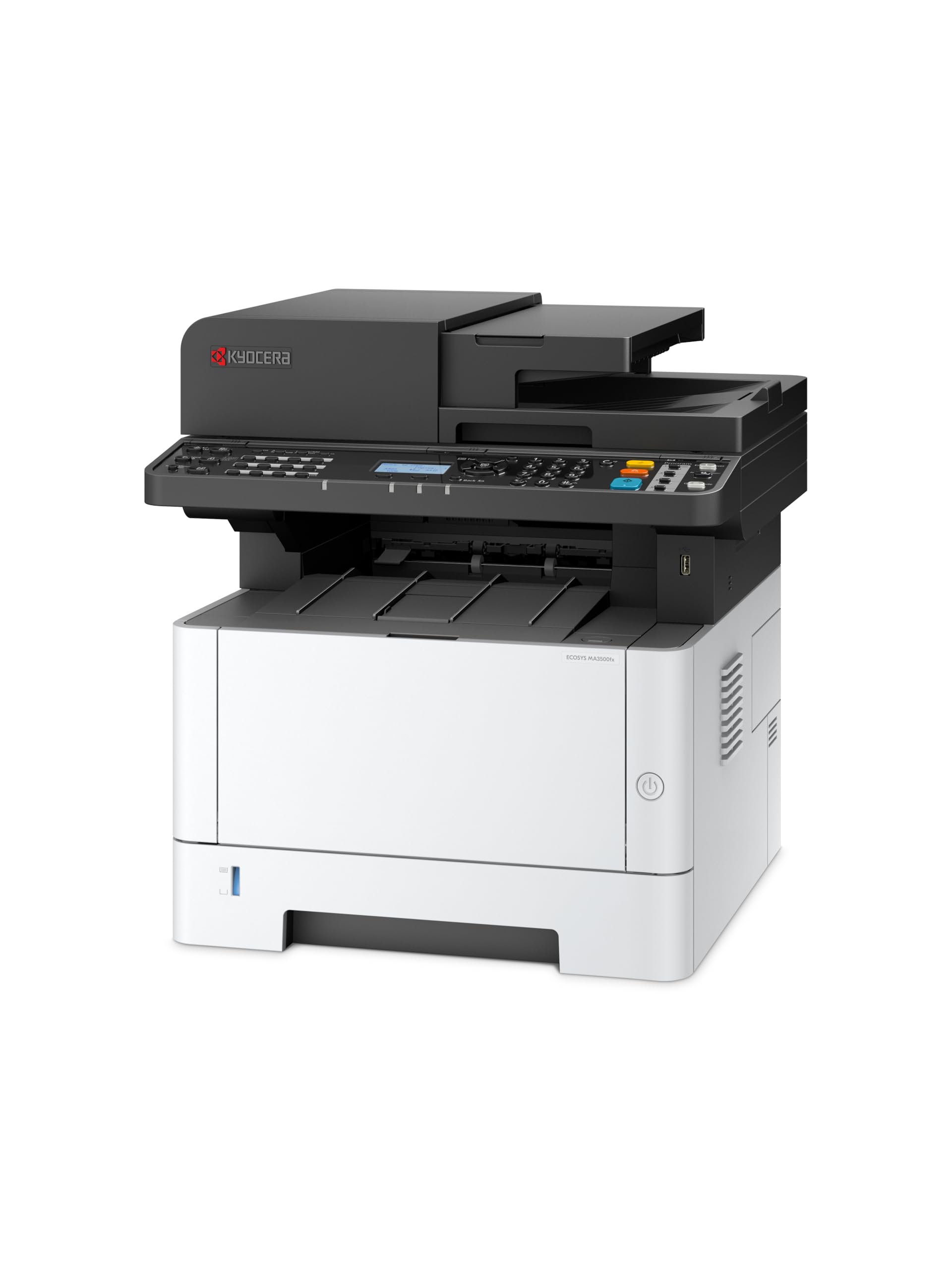 Kyocera Ecosys MA3500fx Multifunktionsdrucker Schwarz Weiss | Drucker Scanner Kopierer, Fax. 35 Seiten pro Minute. Laserdrucker Multifunktionsgerät mit Mobile-Print