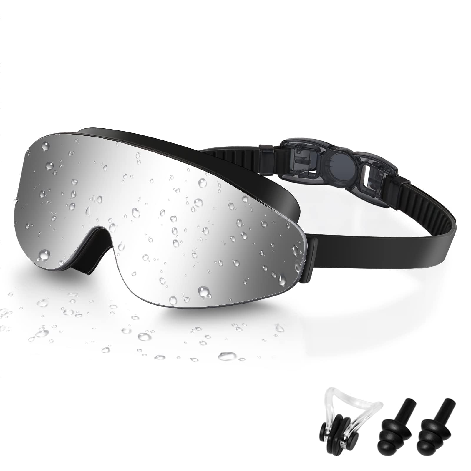 Vatefery Swimming Goggles Kids Toddler 3-15,Crystal Clear Polarized Swim Goggles for Kids,Junior Children Girls Boys,Anti-Fog,Waterproof,UV Protection Wide Vision Lenses