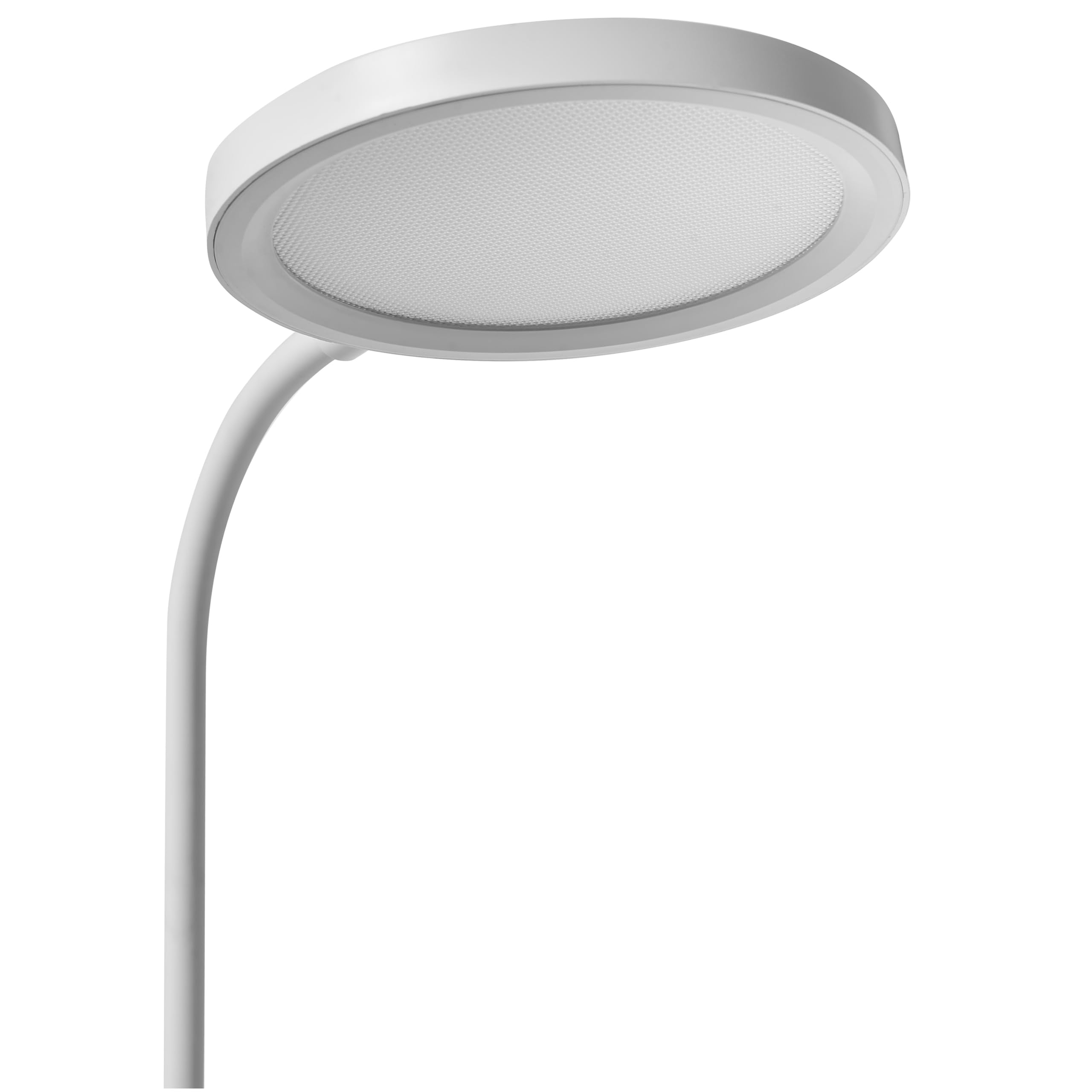 Beliani Schreibtischlampe LED weiß verstellbar dimmbar modern für Homeoffice Vela