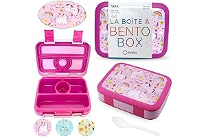 Bento Lunch Box for Kids: Leakproof Food Containers for Boys & Girls...