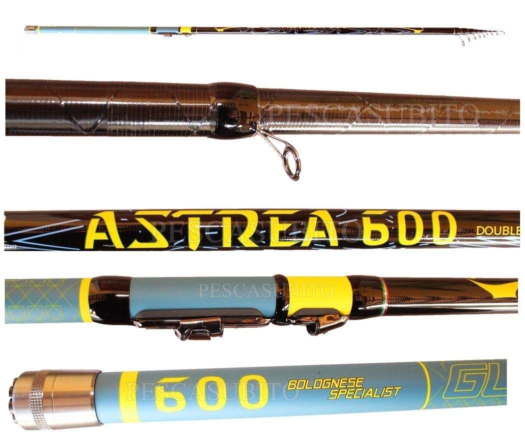 Canna Astrea 6Mt da Pesca Bolognese in Carbonio Intrecciato Mare Lago Fiume