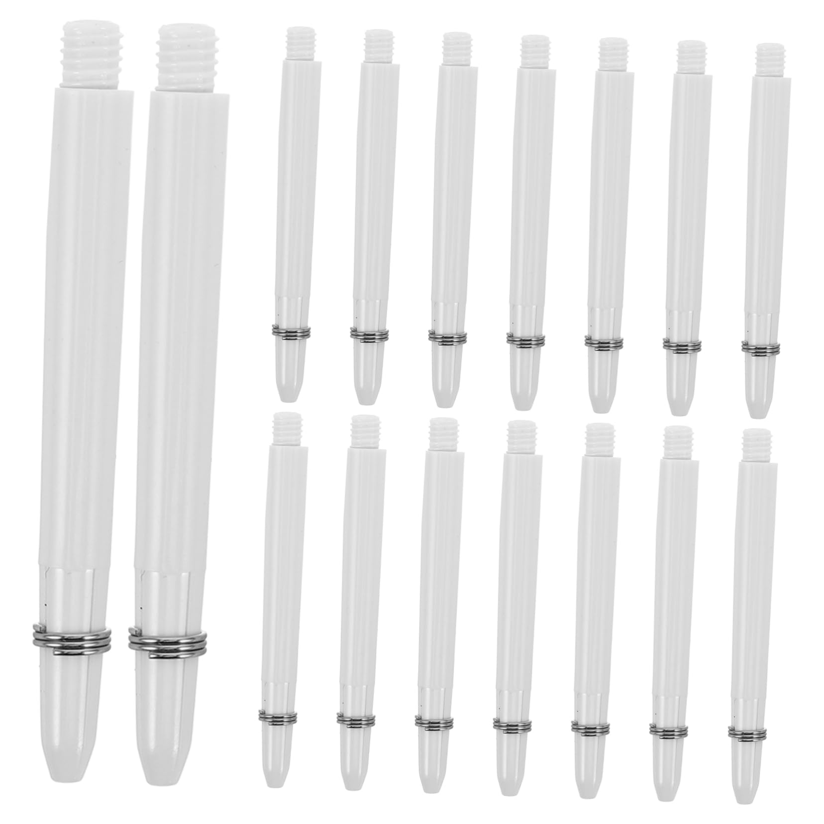 GALPADA 50 Pack Nylon Shafts 2ba Thread for Rods Precision Flex Replacement Parts Aluminum Shafts