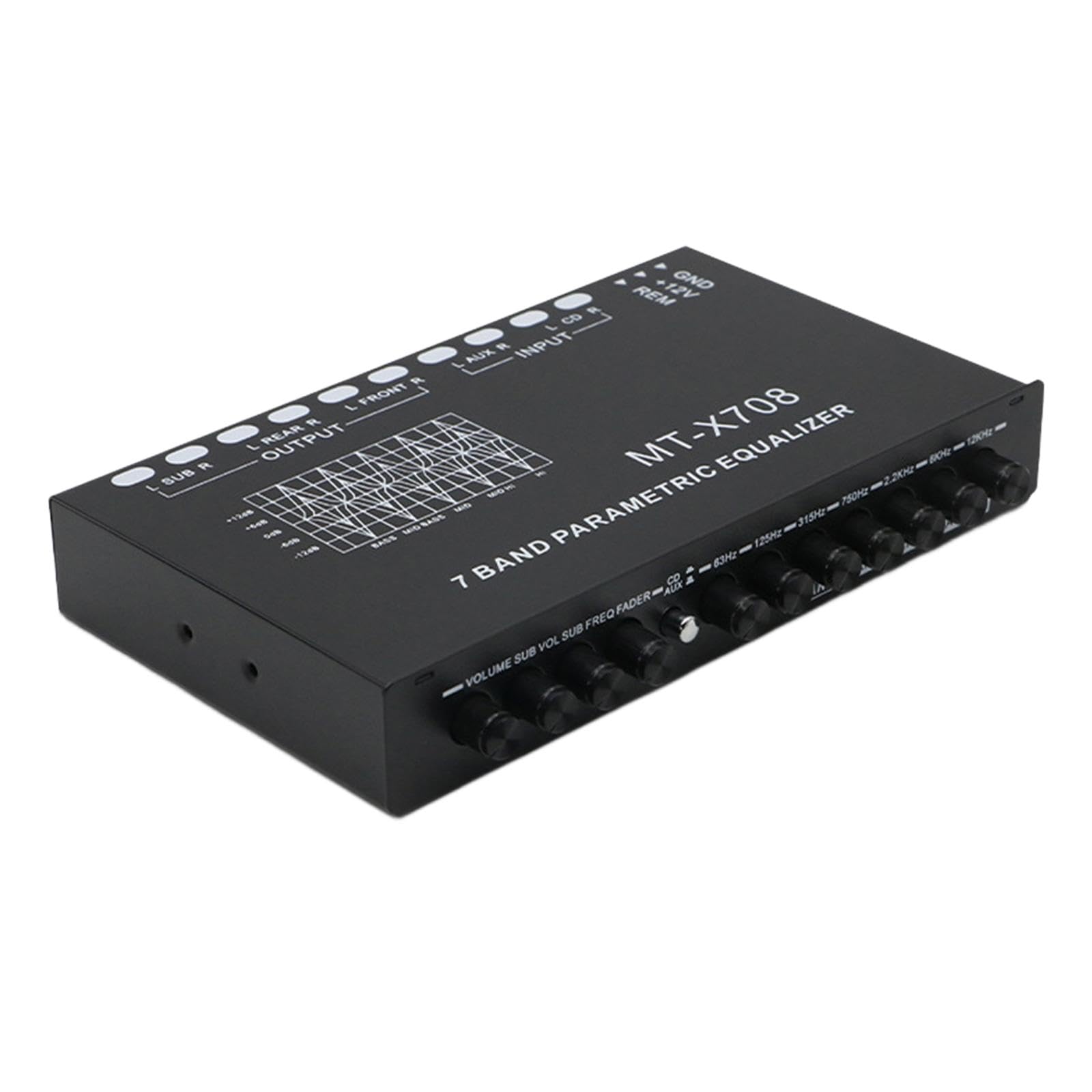 7 Band Parametric Car Audio Equalizer Adjustable 12V Parametric Equalizer Eq|Consumer Electronics|Vehicle Electronics & Gps|Car Audio|Signal Processors-image-28