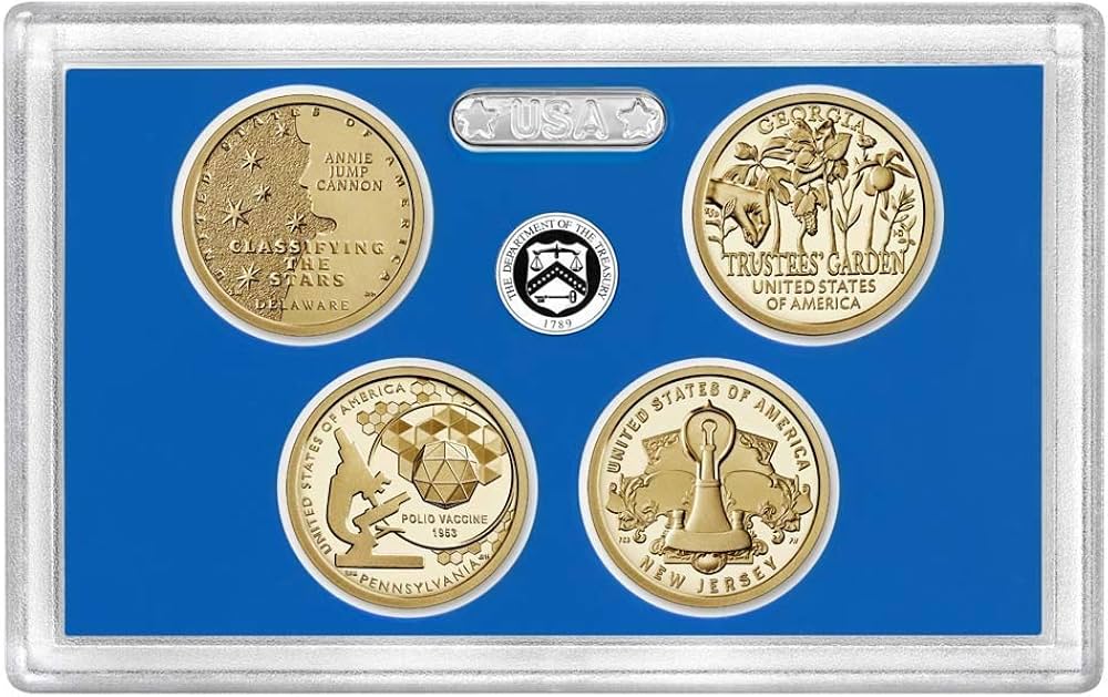 2019 S 4 Coin American Innovation Proof $1 Coins - in OGP with CoA