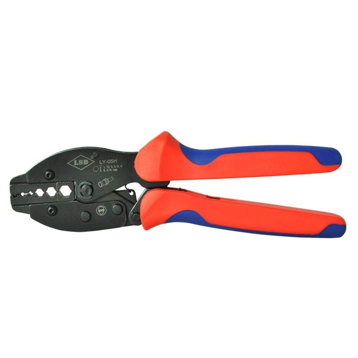 Pince à sertir Ensemble d'outil de sertissage à la Main avec Coupe-câble, dénudeur et Matrices de sertissage remplaçables, Ensemble d'outils à Main Multifonctions