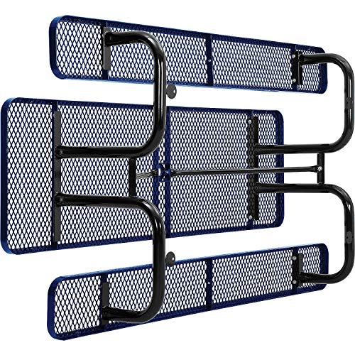 Global-Industrial-8-Rectangular-Picnic-Table-Surface-Mount-Blue-96-Long Global Industrial 8 Rectangular Picnic Table Surface Mount Blue 96 Long