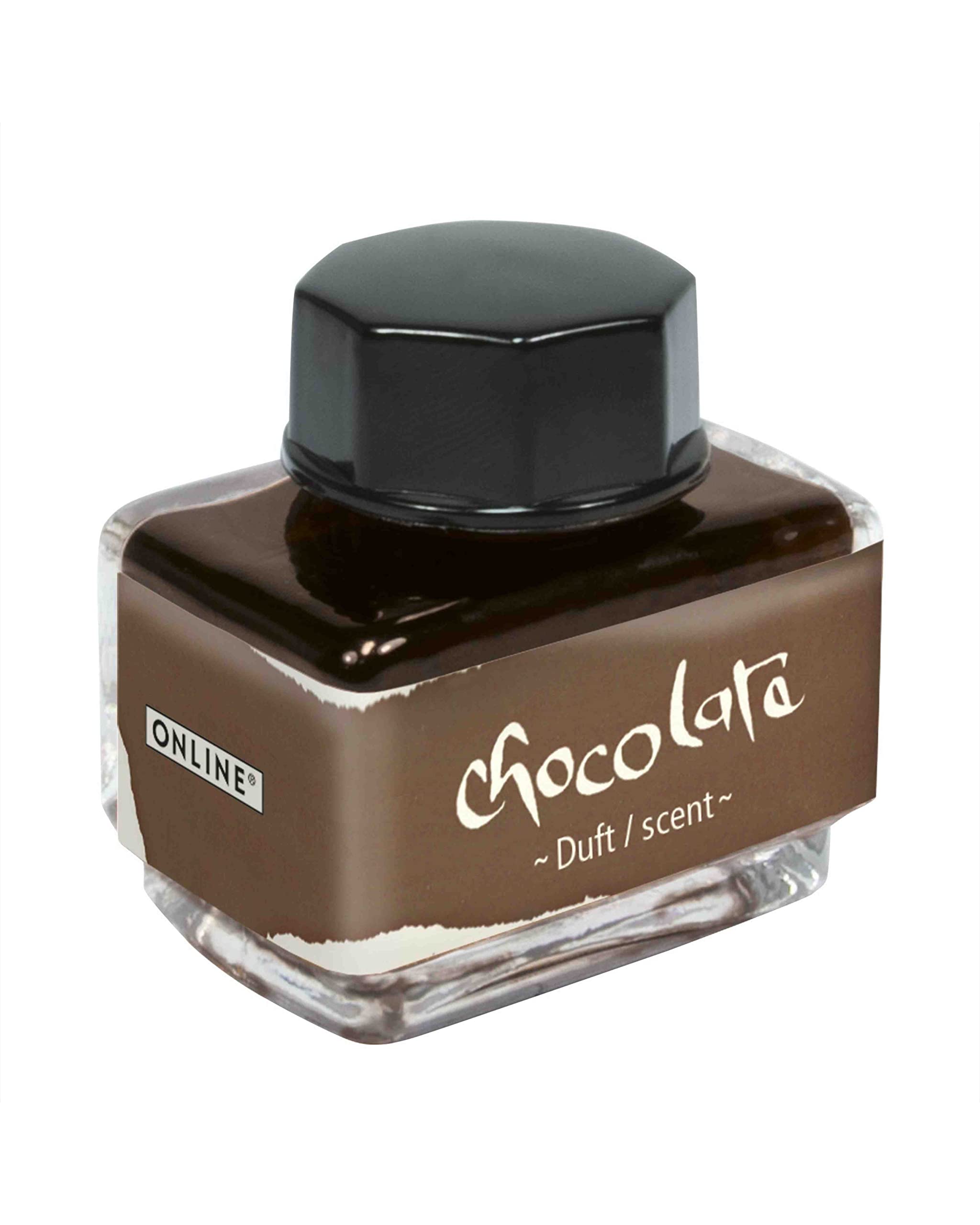 ONLINE Ink of The Senses Brown, Ink Bottle 15 ml, Colourful Fountain Ink for Calligraphy, Handlettering, Writing Ink, Ink Bottle for Converter, Waterbased Ink
