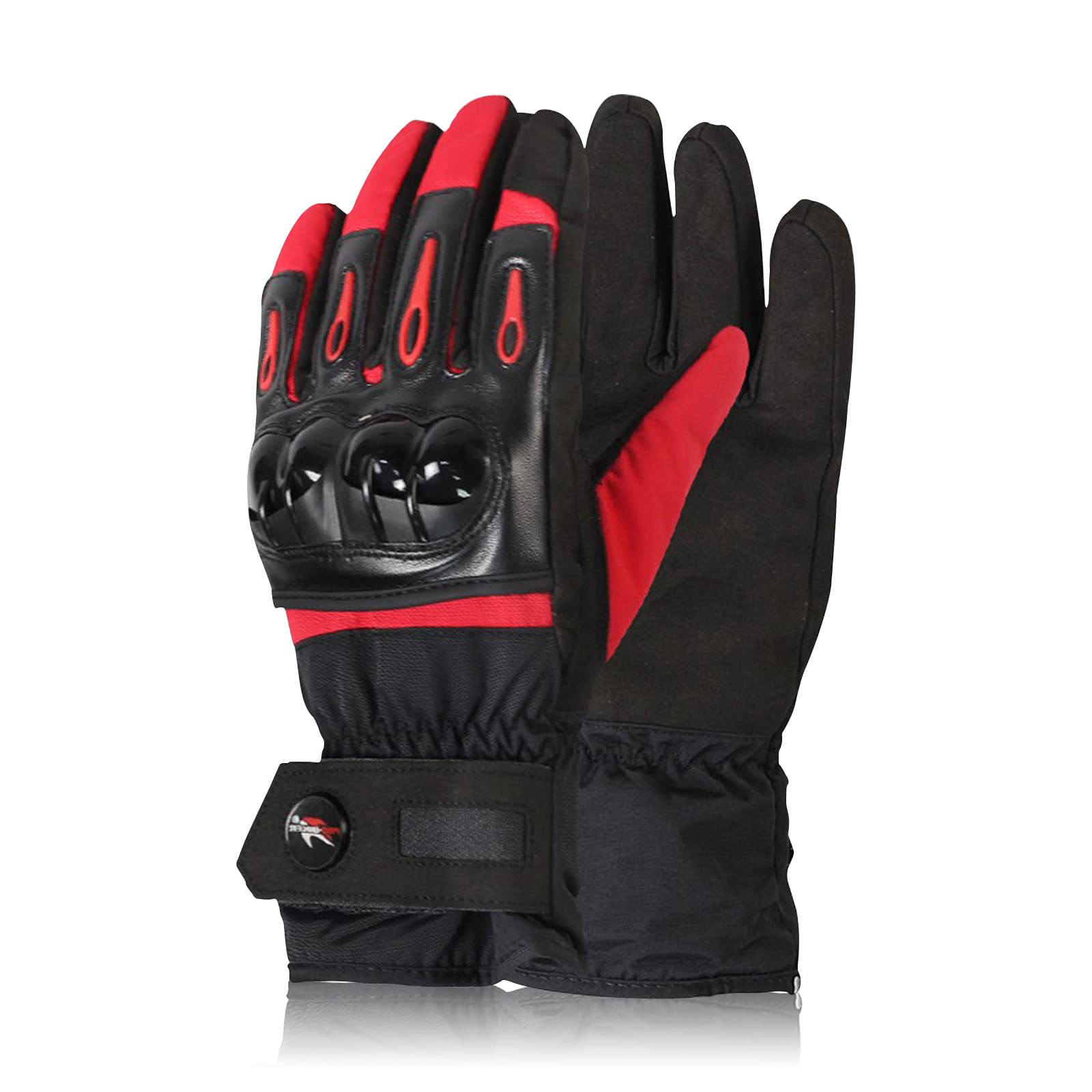 Gants de Moto, Gants à Écran Tactile Plein pour Femme et Homme, Gants Moto Coupe-Vent et Coupe-Froid pour VTT, Moto Cross, Scooter, Vélo et Autres Sports de Plein Air