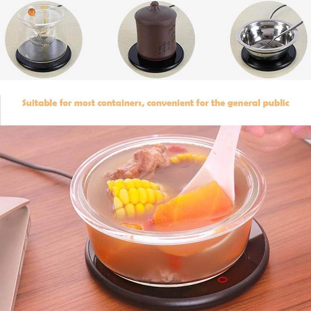 Taza de café Calentador, eléctrico Smart Beverage Taza, cálculo de la Taza de la montaña Caliente Almohadilla eléctrica for el té, el Agua, el Cacao, la Placa del Calentador de la Taza de Leche