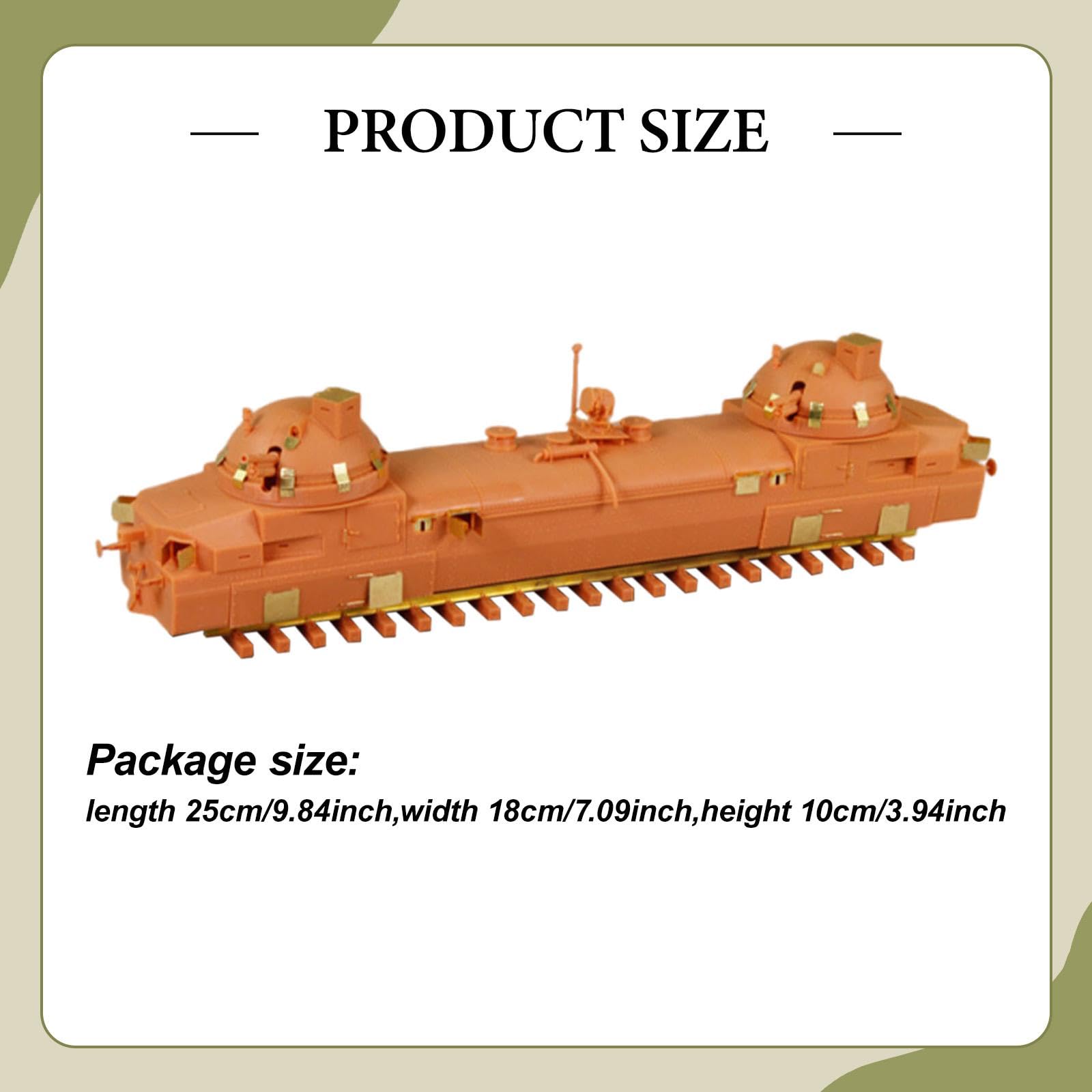 Modellino Ferroviario in 1:72, Giocattolo, da Collezione, Decorazione, Modello Compatto, Regalo di Compleanno, Decorazione da Tavolo, Verniciabi