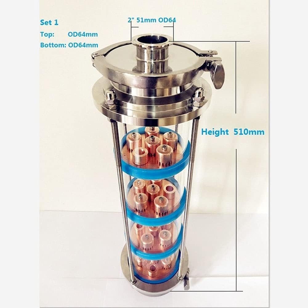 2" Guarnizione In Silicone Sanario Di Grado Alimentare Per Clamp A For Distilling Column Moonshine Rregeuhng - Foto 7