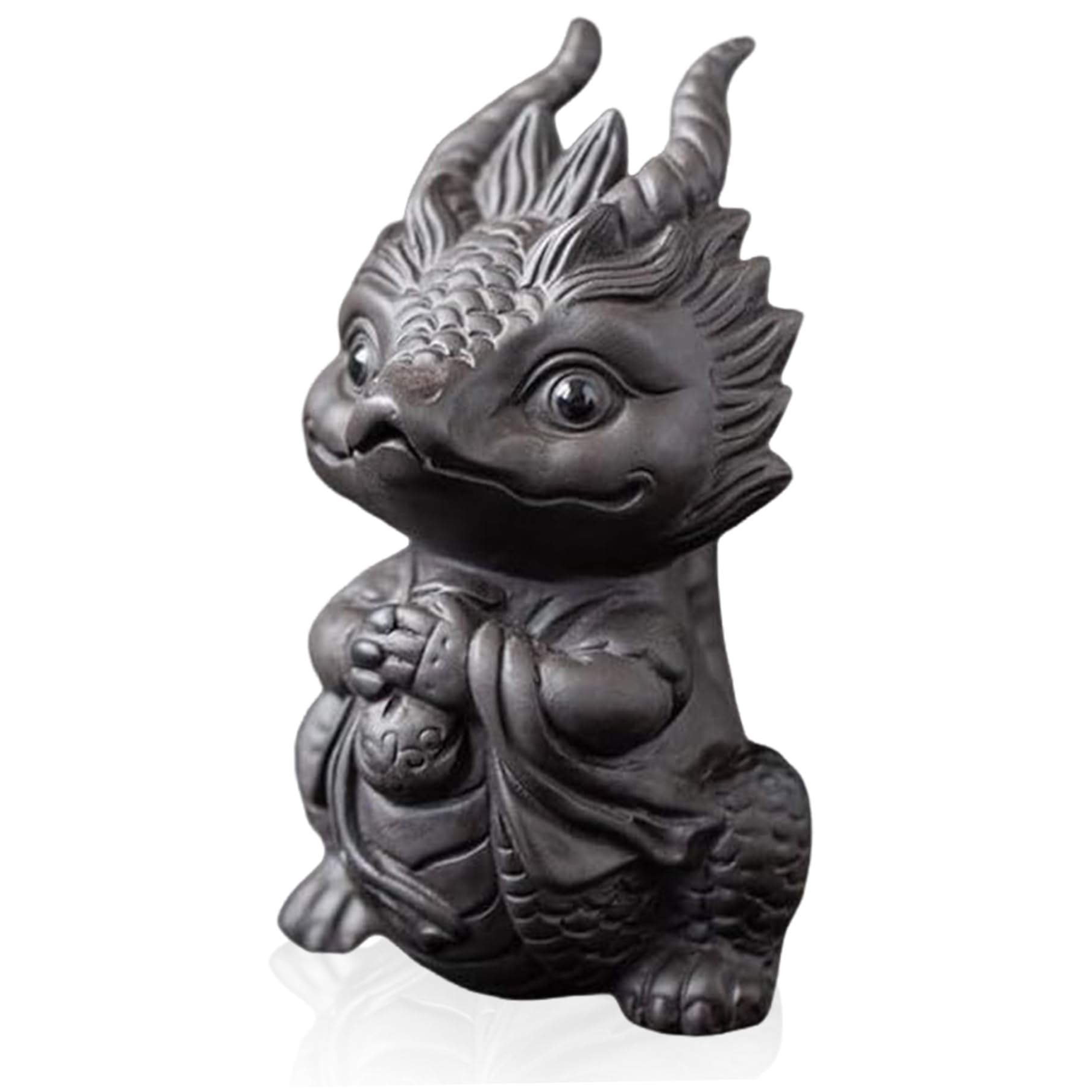 Zisha Dragon Tea Pets en argile violette : l'accessoire pour harmoniser votre service de thé