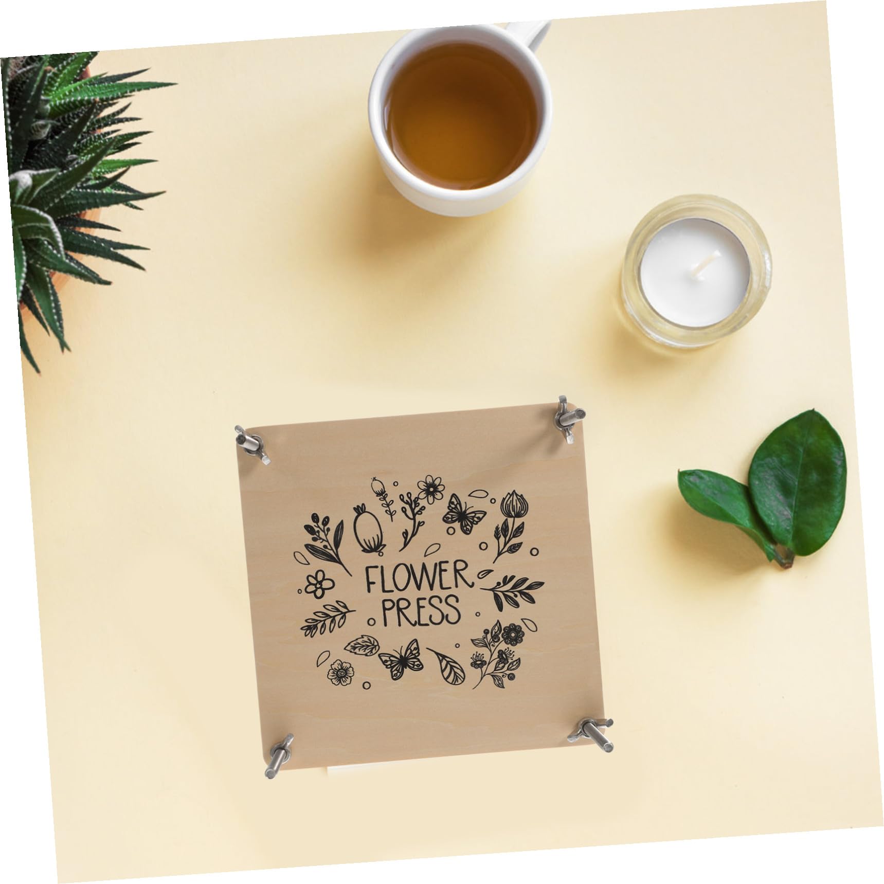 Veemoon Pressa Legno Fiori Kit per Pressatura per Ragazza per Ragazzo | Campioni Vegetali e Fiori Secchi, per Inviti e Ornamenti Nuziali, Set Manuale per Attività Creative