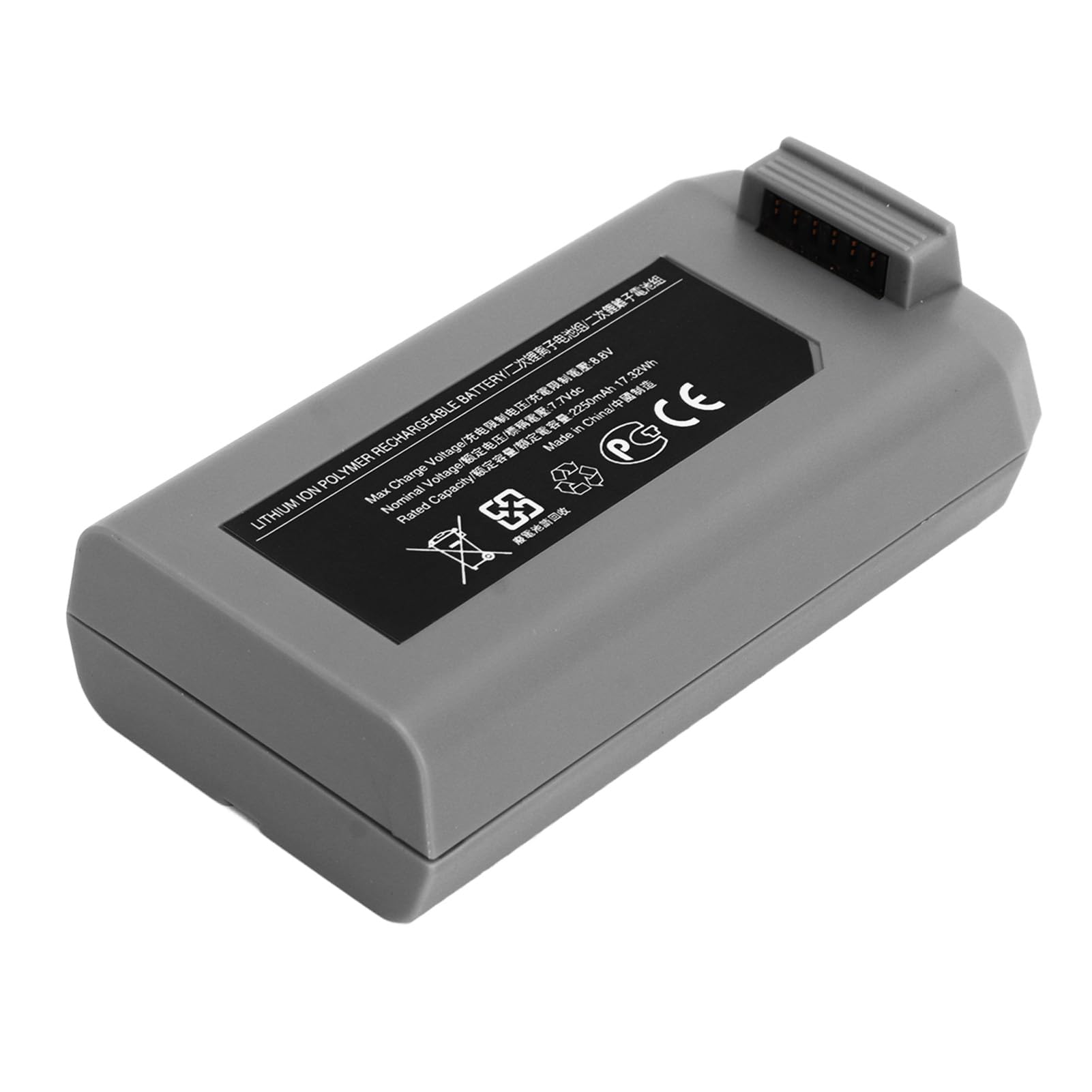 Batería Recargable para Drones, 2250 MAh Batería de Repuesto para Vuelos Inteligentes para MINI2 MINI2 SE Drone