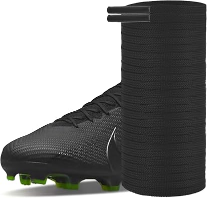 UamGlsob 4mm Thin Flat Football Boot Laces for Nike Mercurial Shoes