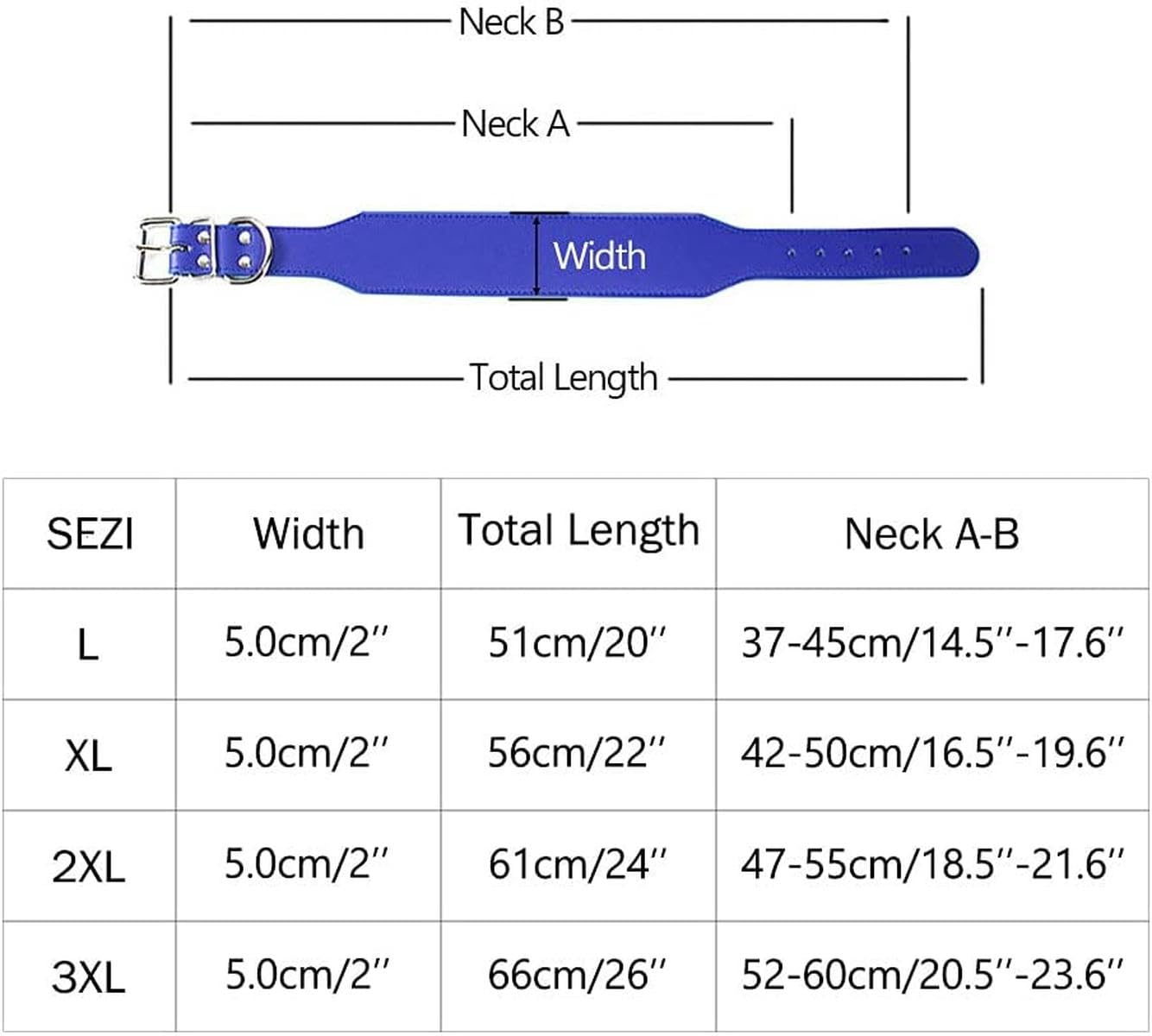 Zoll breites Hundehalsband mit Nieten am Halsband, verstellbare Haustierhalsbänder für mittelgroße und große Hunde, L-3XL, weich, rotes Hundehalsband, XL-braunes Hundehalsband-2XL