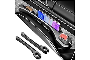 2PCS Electop Car Seat Gap Filler Organizer with Phone Holder