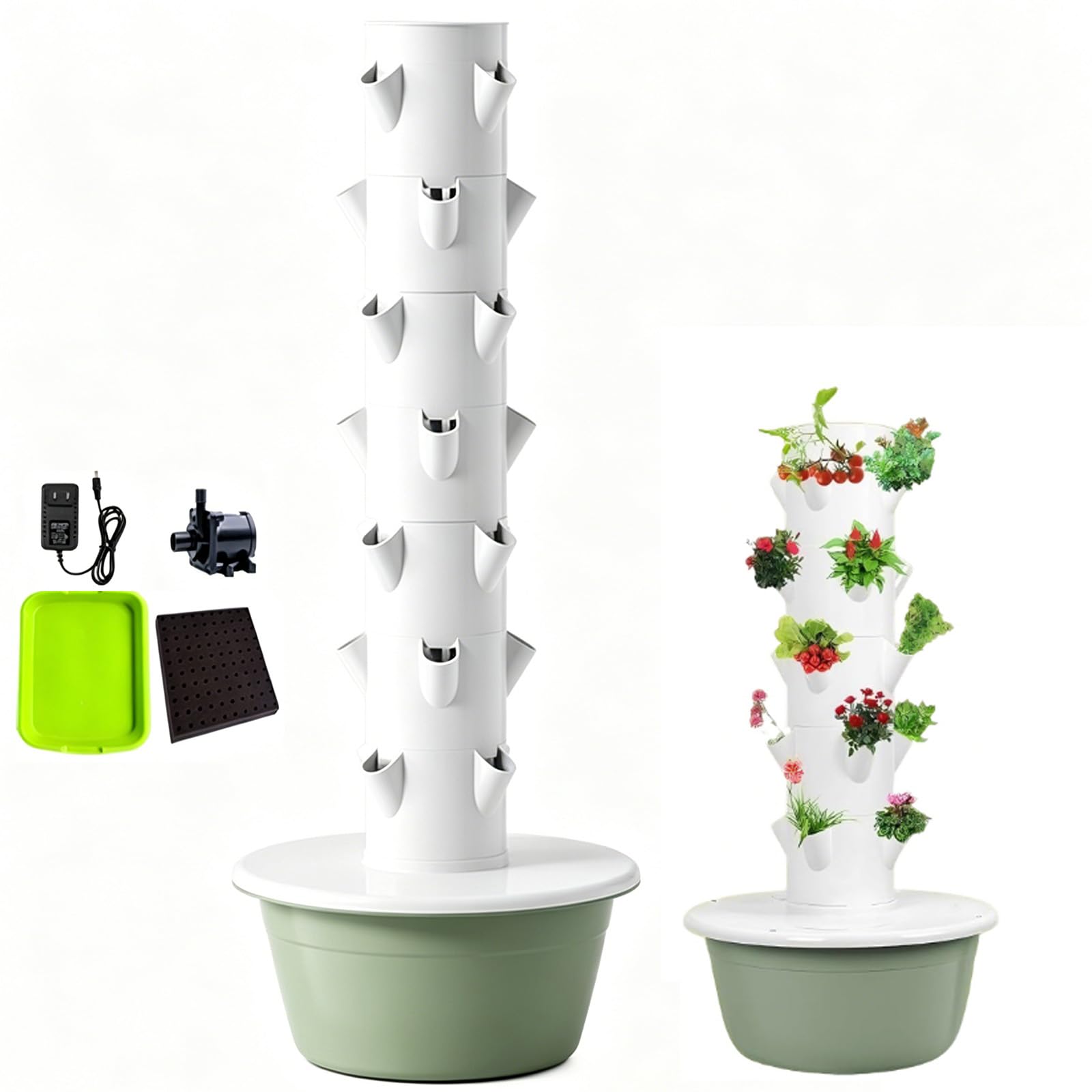Système de culture hydroponique à pompe automatique pour jardin intérieur