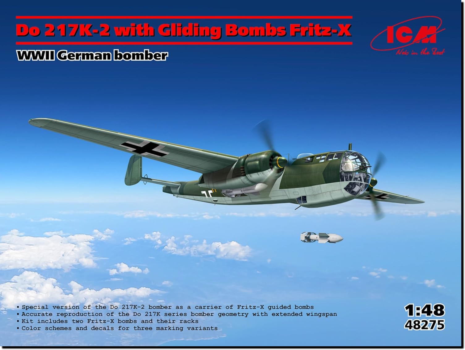 K2 1〜48巻セット Amazon | ICM 1/48 WW2 ドイツ ドルニエ 217K-2 w/Fritz-X プラモデル