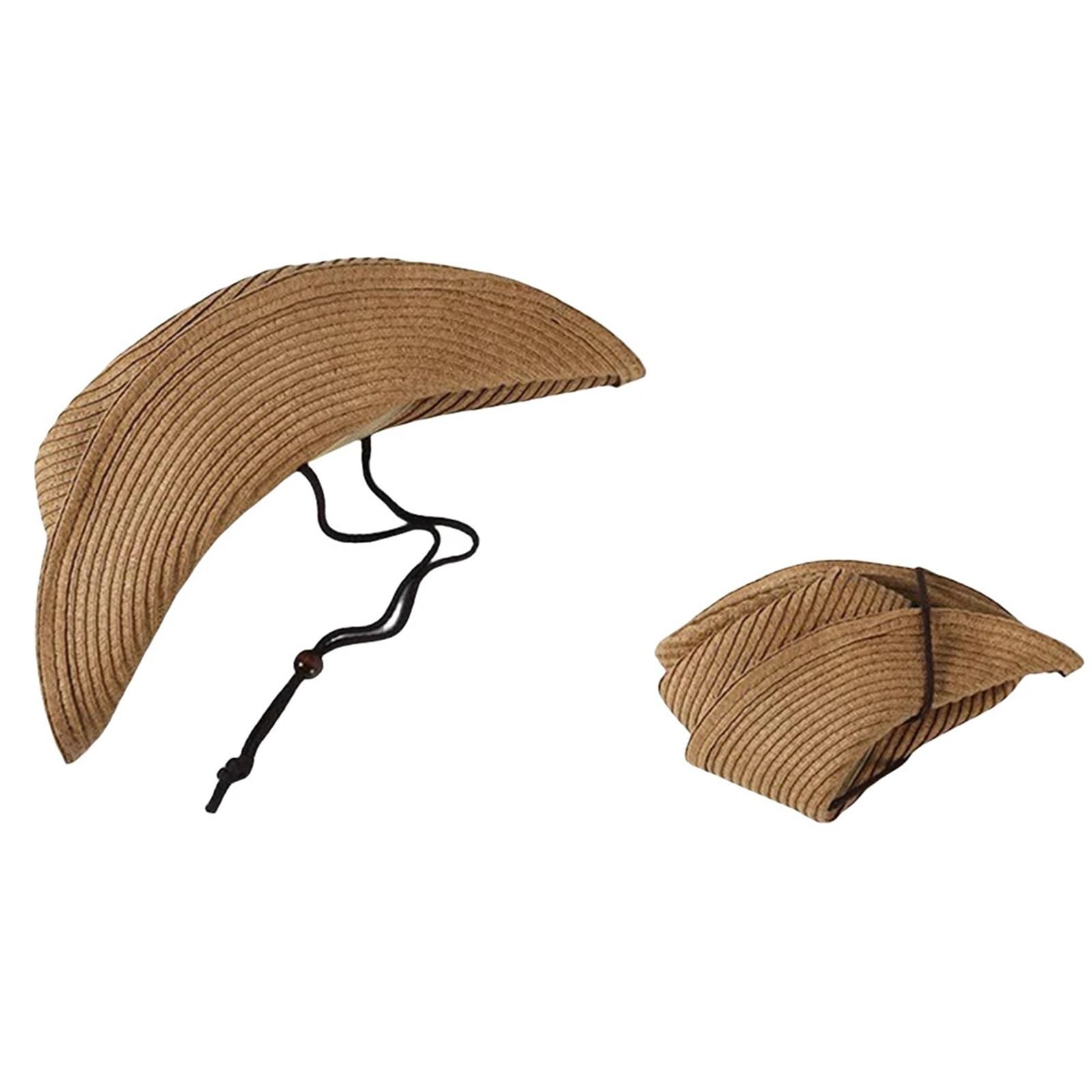 Sombrero Paja Sombrero de Paja Gran tamaño XXL for Hombres y Mujeres con Cabeza Grande, ala Ancha, protección UV, Fedora Verano for Playa Panamá