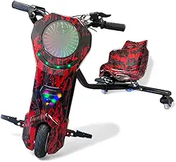 Triciclo Elétrico Drift Hoverboard 350w Luzes Led