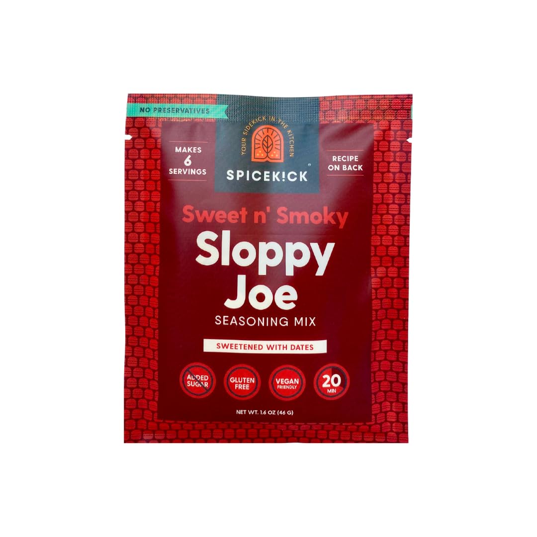 Spicekick Sloppy Joe Seasoning Mix (4 Pack) | Gluten Free, Paleo, No Sugar Added
