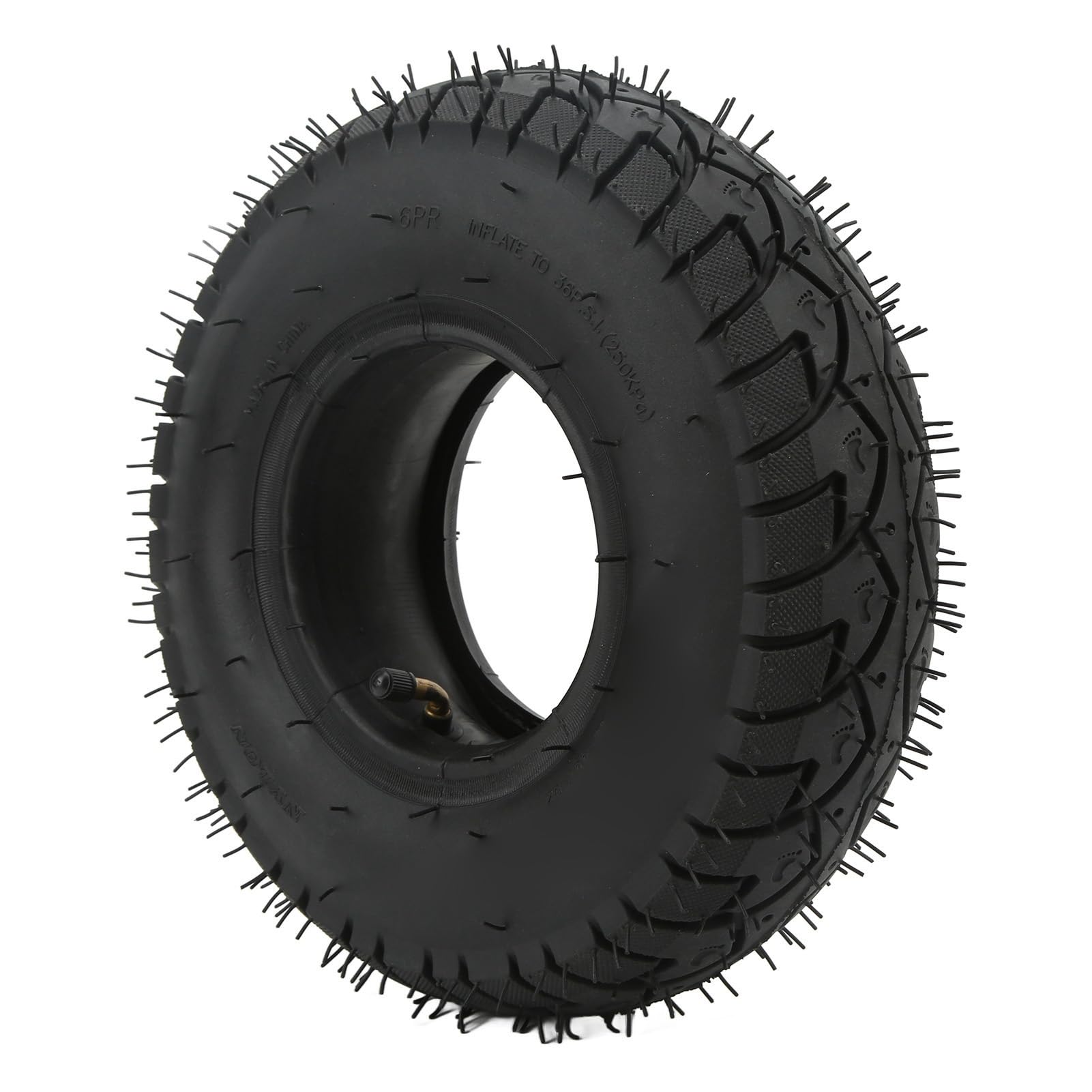 Cryfokt 4.10/3.50-5 Pneumatici, Tubo del Tubo Scooter Elettrico -Anti -Punch Anti Skid per Terreno Diverso
