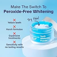 Vista 5 de MySweetSmile Polvo blanqueador dental – Suministro para 6 meses – Elimina años de café, té, tabaquismo y manchas de envejecimiento – Aprobado por