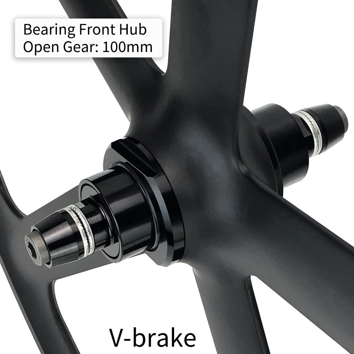 700C Fixed Gear Bike Front Rear Wheels 5 Spokes Magnesium Alloy Wheelset V Brake 100/120MM Hubs for Signle Speed