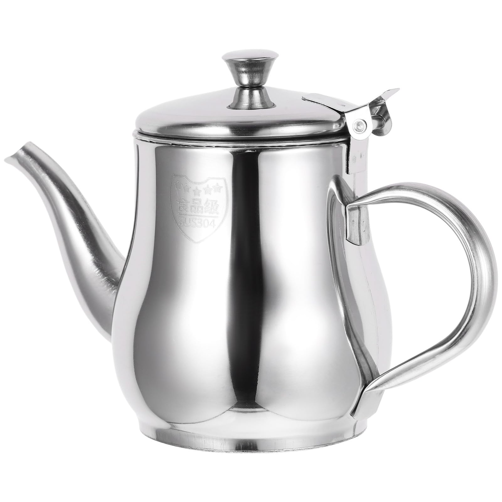 SECFOU Recipiente y Almacenamiento Práctico para Aceite Usado de Acero Inoxidable de 13oz Superficie Lisa y Filtro de Jugos para Filtración en Cocina