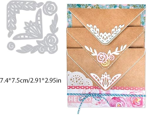 Miniatura 9 de 1 juego de troqueles de corte de metal en forma de encaje 3D troquelados para manualidades, álbumes de recortes, decoración de festivales, álbumes