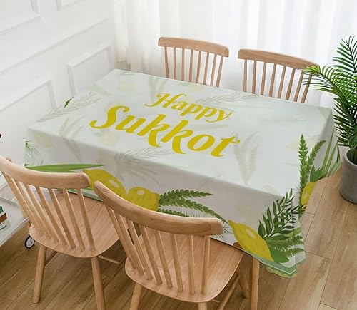 Miniatura 5 de Hafangry Mantel de Sucot Sukkah Decoración para el Hogar Judío Año Nuevo Vacaciones Suministros Fiesta Etrog Lulav Decoraciones Cocina Comedor