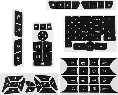 Kit de reparación de botón de tablero para Mercedes para Benz GLK350 Clase C CLS C218 SLK W172 W204 W212 W218 W207 Coche AC Ventana Botón de