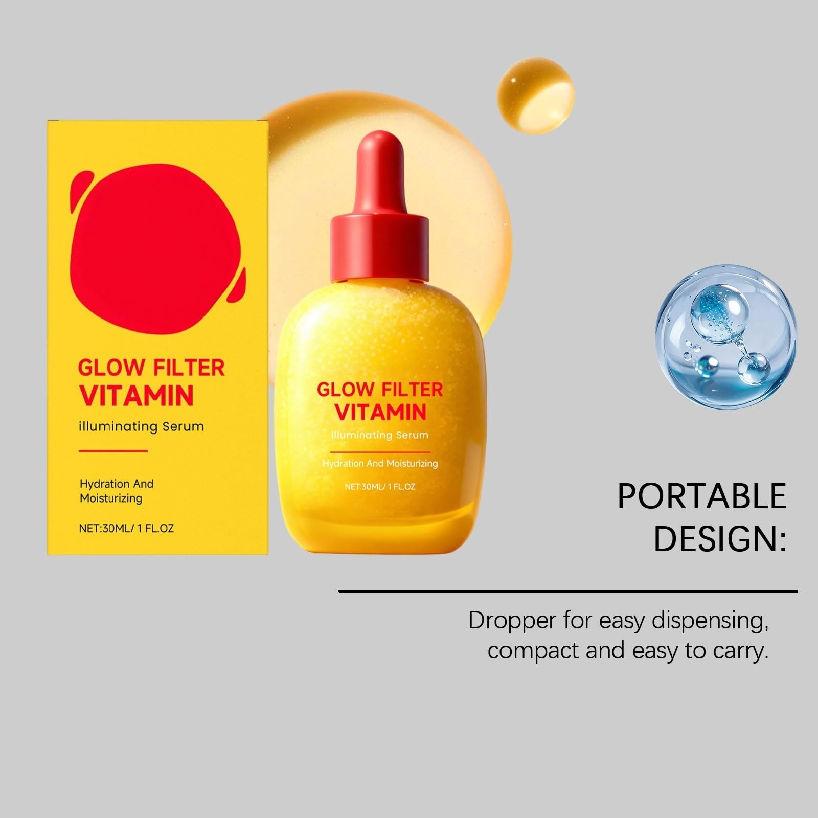 Siero di vitamina C per il viso, viso Collagen Booster Serum