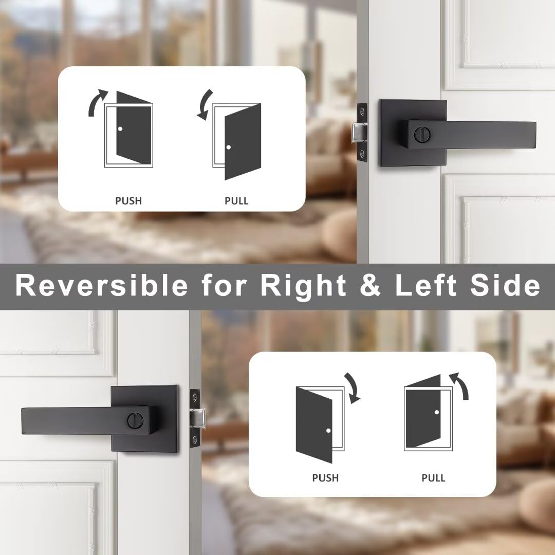 Roeasy 810SN-ET Bedroom Door Lock Heavy Duty Zinc Alloy Locks Handle